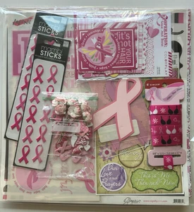 Mixed Lot of Breast Cancer-Moxie, Karen Foster, Colorplay, Me & My Big Ideas, - Picture 1 of 8