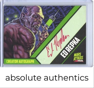 2020 Topps Mars Attacks Uprising Ed Repka Signature Series Auto - Picture 1 of 2