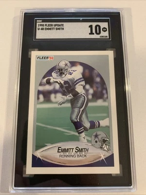 1990 Fleer Update - Emmitt Smith #U-40 (RC) - Image 1 of 2