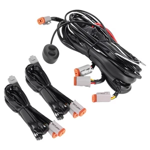 6-Output Wiring Harness Switch For MaxPeedingrods LED Light Bar 3.5/5/7 inch 40A - Picture 1 of 12