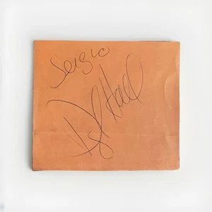 DARYL HALL, signierter Schnitt für seinen Kellner Sergio (ich selbst) in NYC bei Little Italy. - Bild 1 von 2