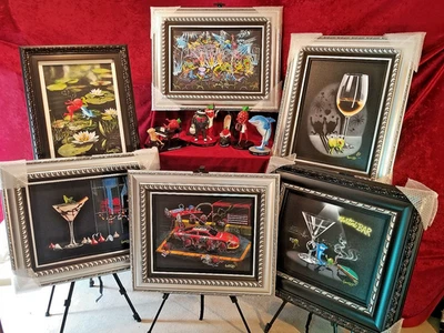 Estatua Michael Godard She Devil White Wine Match Maker Kiss Me TACONES CHAMPANGE Foto 1 de 2