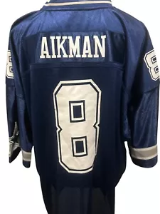 Men's Troy Aikman Navy Dallas Cowboys 1996 Football Jersey 4XL New - Picture 1 of 10