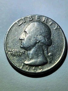 Viertel 1965 kein Münzzeichenfehler - Bild 1 von 4