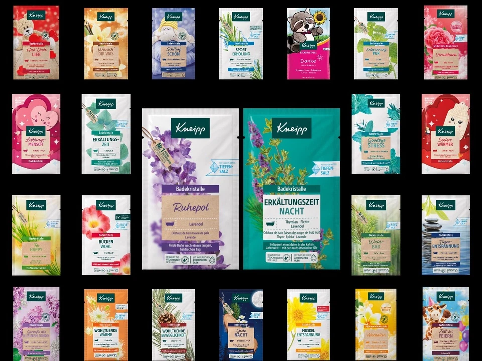 Kneipp Badekristalle Badesalz 60g Badezusatz ABVERKAUF Adventskalenderinhalt