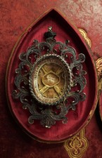 shrine RELICARIO relic reliquary HOLY SHROUD D.N.J.C. of TURIN with original Box