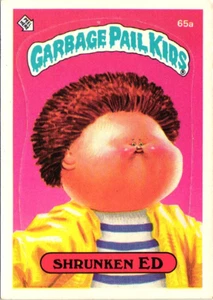1985 Topps Garbage Pail Kids Sticker Card #65A Shrunken Ed - Picture 1 of 2