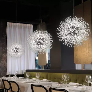 Lámpara colgante de cristal Lámpara de cocina Lámpara de hotel Luces de techo LED - Imagen 1 de 12