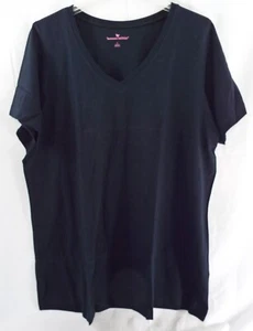 Woman Within Plus Size Perfect Short-Sleeve V-Neck Tee TShirt Sz Large 18/20 - Picture 1 of 2