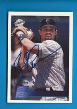brad ausmus AUTO AUTOGRAPH  Signed Topps 1996 SAN DIEGO--CARDINALS
