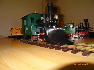 DIOPART3D Schneepflug / Schneeschild für LGB® 92079 „Otto“ – Spur G (1:22,5) – 3D-Druck PE