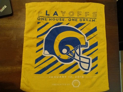 L.A. Rams vs Cowboys Playoff Rally Towel Jan. 12, 2019 Cover