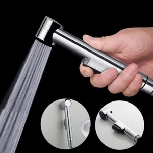 Steel Handheld Bidet Douche Toilet Spray Shattaf Shower Head Diverter Sprayer AU - Picture 1 of 7