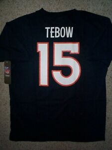 ($20) REEBOK Denver Broncos TIM TEBOW nfl Jersey Shirt YOUTH KIDS BOYS (L-LARGE)