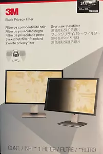 3M PF238W9B Black Privacy Filter for 23.8" Widescreen Monitor - Picture 1 of 1