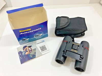 Aurosports ~ 30x60 Folding High Powered Binoculars ~ Brand New - Image 1 of 3