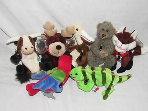 7 Coca Cola Bean Bag Plush With Heavy Plastic Shell Tag Protectors Ex Condition - Picture 1 of 8