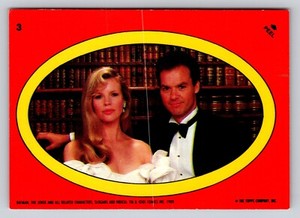 Trade Card 1989 Batman Movie Collector's Edition #3 Bruce Wayne DC Comic