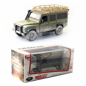 1:32 Diecast 2010 Land Rover Defender Metal Car Model Toy Door Open Sound Light  - Picture 1 of 27