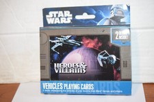 Cartamundi Star Wars Heroes & Villains Vehicles Playing Cards in Collectible Tin