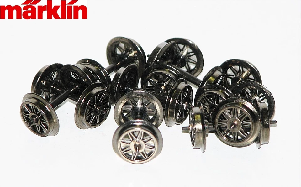 Märklin H0 E32301211-S DC-Gleichstrom Radsatz Doppelspeiche (10 Stück) - NEU - Bild 1 von 1