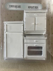 Puppenhaus Miniatur 3 Stück weiß Küchengeräte Set, T6489 - Bild 1 von 6