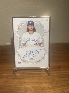 2020 Topps Definitive Collection Bo Bichette #BB Rookie Auto /30