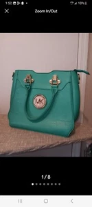 michael kors green purse MAKE OFFERS! - Picture 1 of 8
