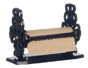 Dollhouse Miniature - General Store / Butcher Wrapping Paper & Dispenser - BLACK - Picture 1 of 1