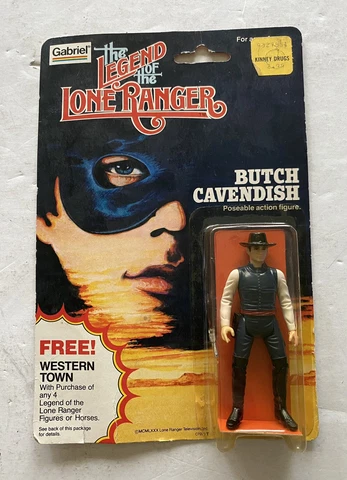 BUTCH CAVENDISH “Legend Of Lone Ranger” Gabriel MOC “Free Western Town” Offer Cover