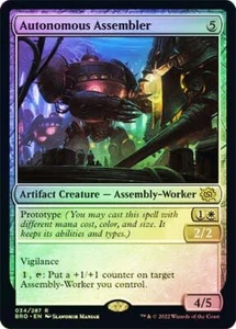Autonomous Assembler - Rare FOIL - The Brothers' War #034/287 - Picture 1 of 1