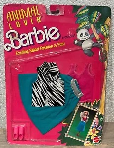 1988 Animal Lovin’ Safari Fashion & Fun outfit for Barbie doll NRFB 1597 - Bild 1 von 2