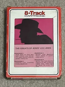 Jerry Lee Lewis 8 Track Great Hits Music Vintage - Foto 1 di 4