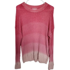 NAADAM Ombre Strick Kaschmir Wollmischung Pullover M rosa kuschelig leicht Designer - Bild 1 von 7