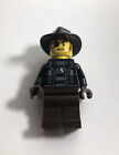 Lego Minifigure - City Police, Crook Snake Rattler with Black Hat, cty1130