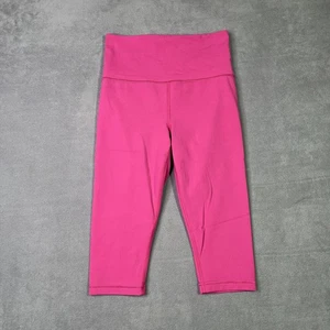 Athleta Mujer XS Rosa Elation Corto 3/4 Leggings Tiro Alto Yoga Pantalones Ropa Activa - Imagen 1 de 8