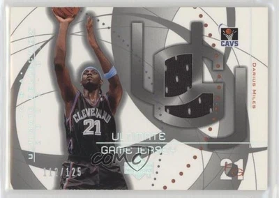 2002-03 Upper Deck Ultimate Collection Game Jerseys Silver /125 Darius Miles #DM - Image 1 of 2