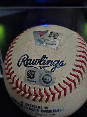 Toronto Bluejays @ New York Yankees Game Used Baseball Fanatics / MLB Cert. - Image 1 of 4