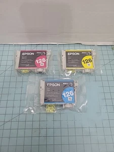 Epson 126 Tri-Color Tintenpatronen Kombi 3er Pack Neu Original - Bild 1 von 2