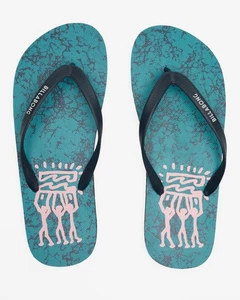 Billabong Flip Flop Men's Open Toe Tides Marine Blue - Picture 1 of 2