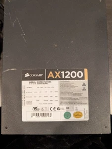 CORSAIR AX1200 CMPSU-1200AX 1200W ATX POWER SUPPLY - Picture 1 of 4