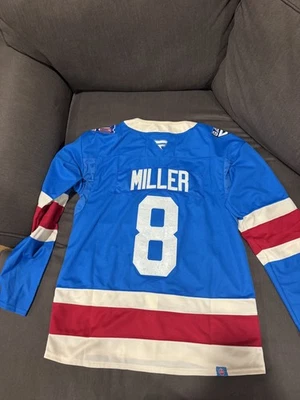 JT Miller New York Rangers 2025 Blue Jersey Mens Size Large (52) NEW - Image 1 of 4