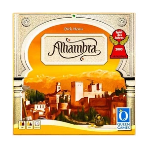 Queen Boardgame Alhambra w/The Magic Buildings Promo Pack VG+/NM - Picture 1 of 2