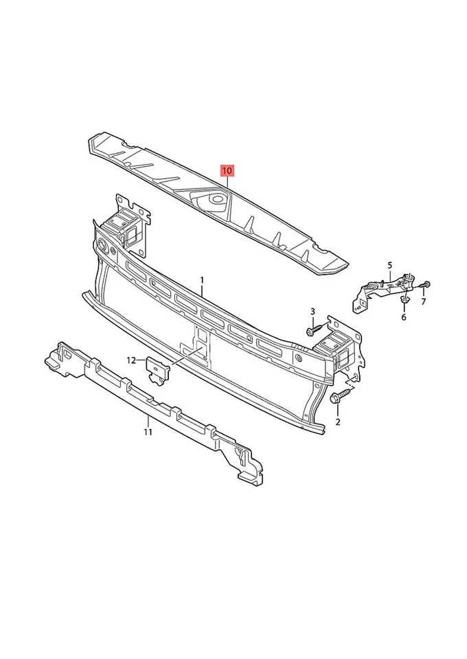 Cubierta de parachoques genuina AUDI Q2 GAB GAG 81A807081 Foto 1 de 1