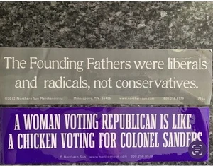 Political Bumper Stickers - Picture 1 of 3