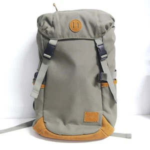 Mochila de tubo de cuero y lona verde Nixon - Imagen 1 de 6
