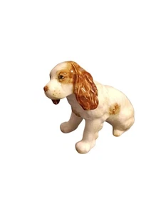 Bone China Cocker Spaniel Dog Ornament Vintage - Foto 1 di 10
