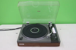 Vintage Pioneer PL-112D Turntable Sony Stylus Tested Works Great Cracked - Picture 1 of 13