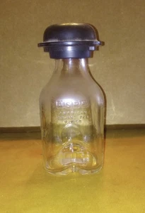 De colección Segunda Guerra Mundial ASPF AMERICAN SQUARE PAK FRASCO IV Botella con Tapa - Corning Hecho en EE. UU. - Imagen 1 de 14