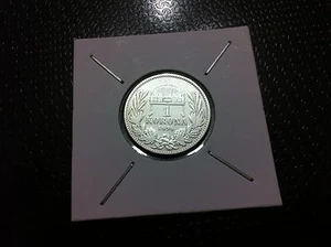 Ungarn Silbermünze - 1 Krone 1894 - Silber 835/1000 - FANTASTISCHE SILBERMÜNZE!!! - Bild 1 von 2